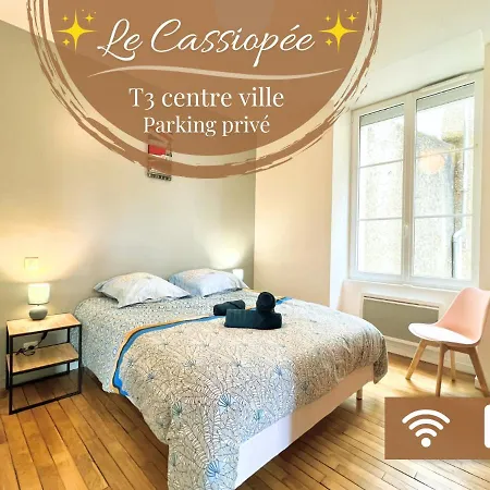 Appartement Le Cassiopee ~ T3 Avec Parking Proche Centre