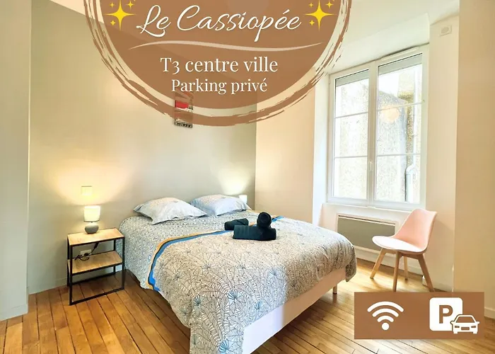 Apartment Le Cassiopee ~ T3 Avec Parking Proche Centre